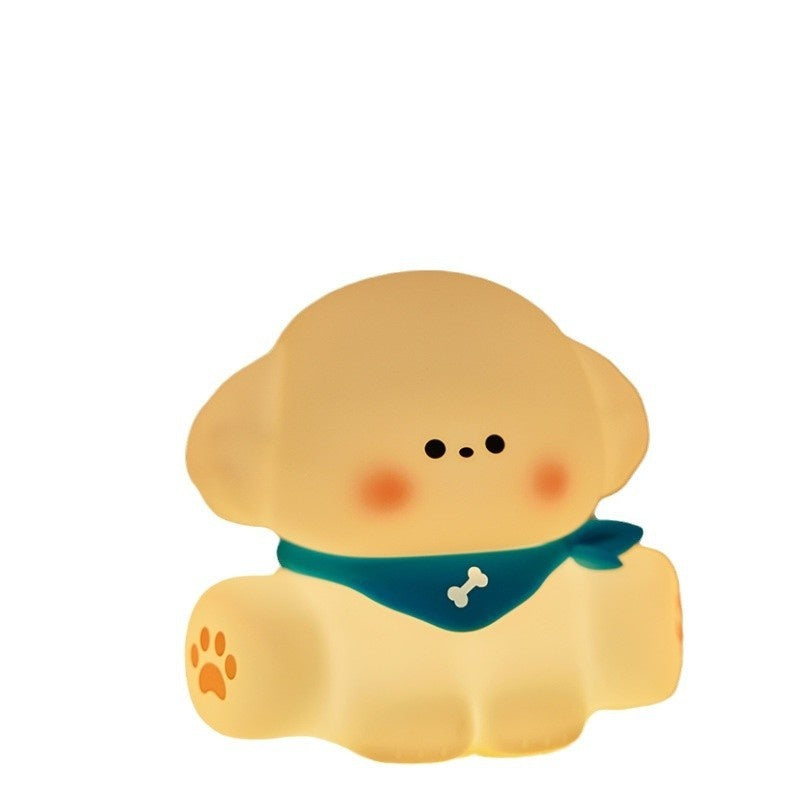 Puppy Bedroom Sleeping Children's Silicone Pat Night Light
