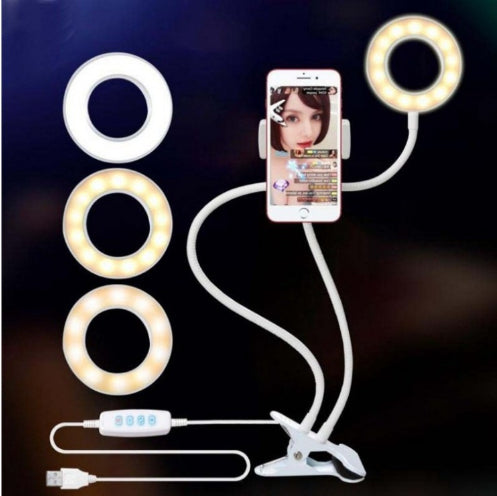 LED Selfie ringljus för levande justerbar smink Light-8cm stativ