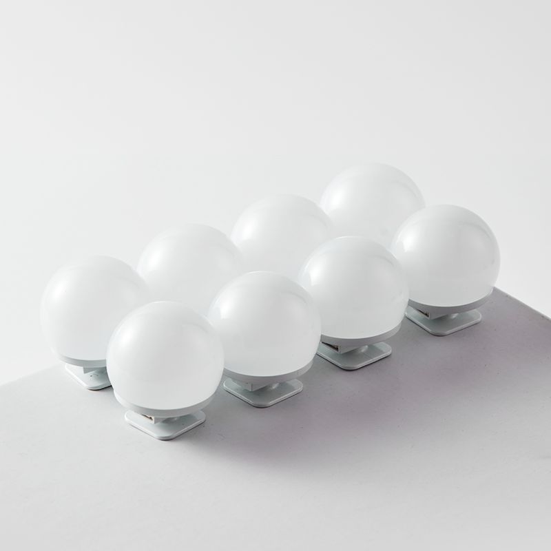 LED smink spegel lamp lampa USB Hollywood Makeup ljus tre-tona ljus spegel ljusrum och sovrum dekoration fyll ljusa