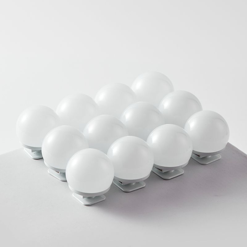 LED smink spegel lamp lampa USB Hollywood Makeup ljus tre-tona ljus spegel ljusrum och sovrum dekoration fyll ljusa