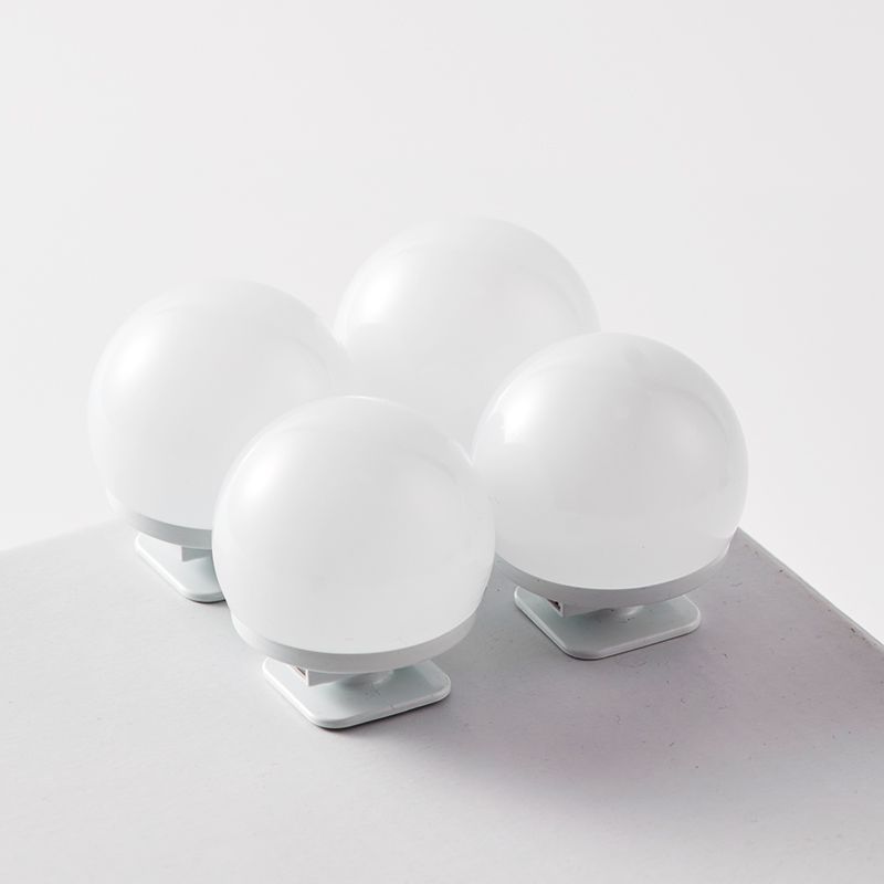 LED smink spegel lamp lampa USB Hollywood Makeup ljus tre-tona ljus spegel ljusrum och sovrum dekoration fyll ljusa