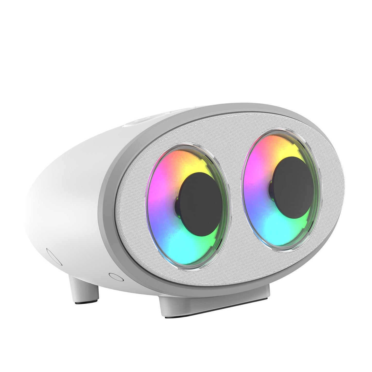 Tecknad öga Bluetooth-högtalare Vitt brus RGB färgglad ljuseffekt