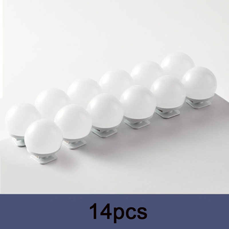 LED smink spegel lamp lampa USB Hollywood Makeup ljus tre-tona ljus spegel ljusrum och sovrum dekoration fyll ljusa