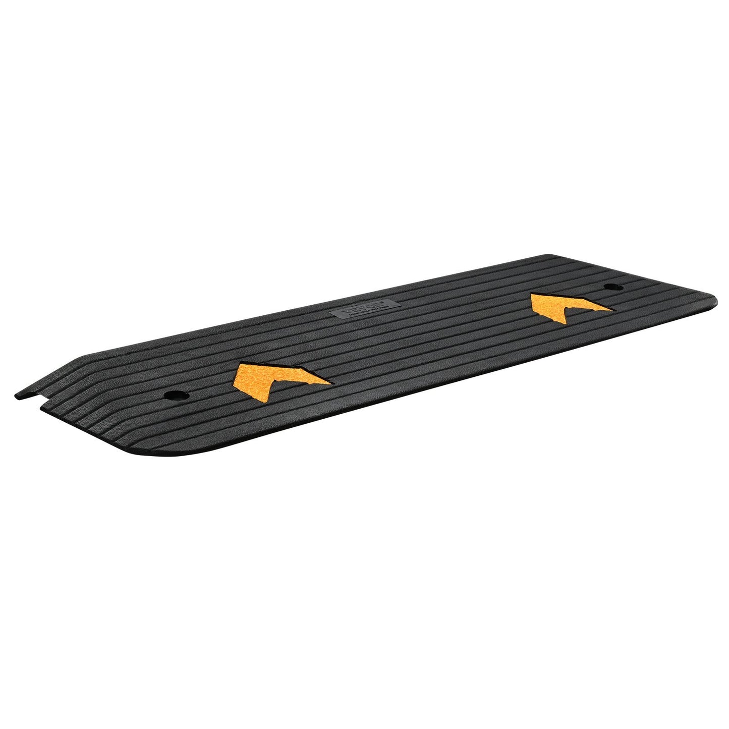 VEVOR Upgraded Rubber Threshold Ramp, Rise Wheelchair Ramp Doorway, Natural Curb Ramp Rated 33069 Lbs Load Capacity, Non-Slip Textured Surface Rubber Curb Ramp For Wheelchair And Scooter
