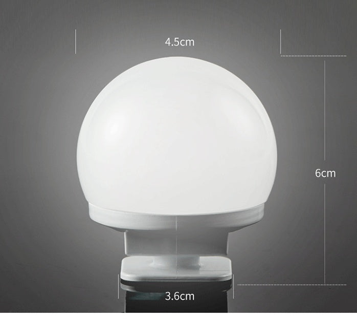 LED smink spegel lamp lampa USB Hollywood Makeup ljus tre-tona ljus spegel ljusrum och sovrum dekoration fyll ljusa