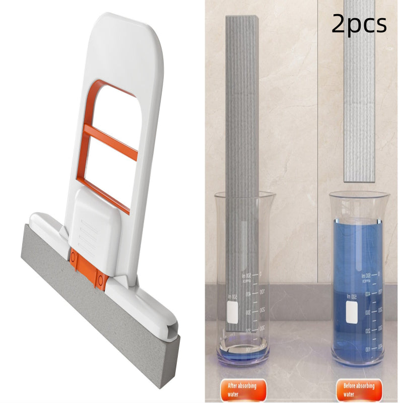 Handhållen mini hopfällbar skrivbordsmopp liten bomullsmopp svamp rengöringsverktyg för badrum kök skrivbord glas vardagsrum bil